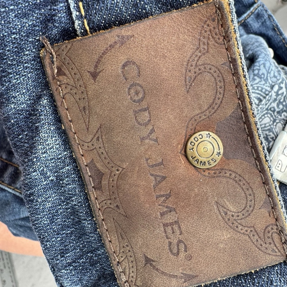 Cody James Blue Jeans Mens 30x32 Straight Leg Cowboy Rodeo Western Ranch - Picture 10 of 12